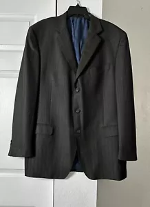 Mark Shale Luigi Bianchati Mantova -Ermenegildo Zegna Men's Wool Blazer Gray 44L - Picture 1 of 10