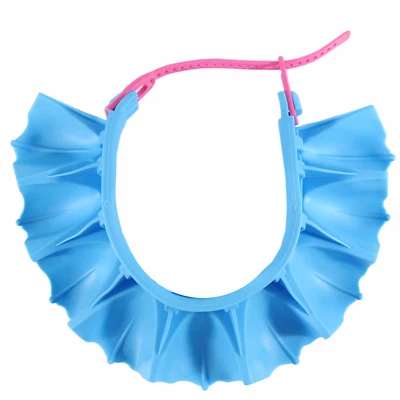 Xampu infantil de alta qualidade banho banho touca chapéu lavagem cabelo escudo - Imagem 1 de 4