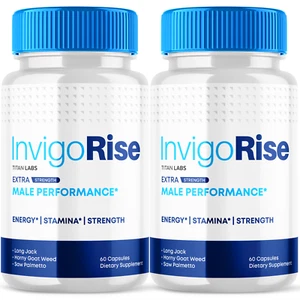 Invigorise Male Pills - Boosts Stamina and Vitality Support (2 Pack) - Picture 1 of 7