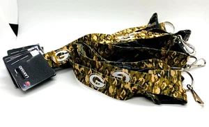 Lot of 5 Green Bay Packers Camo Lanyards W/Detachable Clip ID ~ Key Chain - Picture 1 of 8