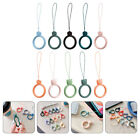  10 Pcs Mobile Phone Ring Lanyard Strap Charms Cell Buckle Personality Cartoon