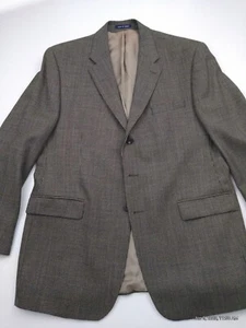 Ralph Lauren Sportmantel 46L Jacke braun Nagelkopf 100 % Lammwolle - Bild 1 von 24