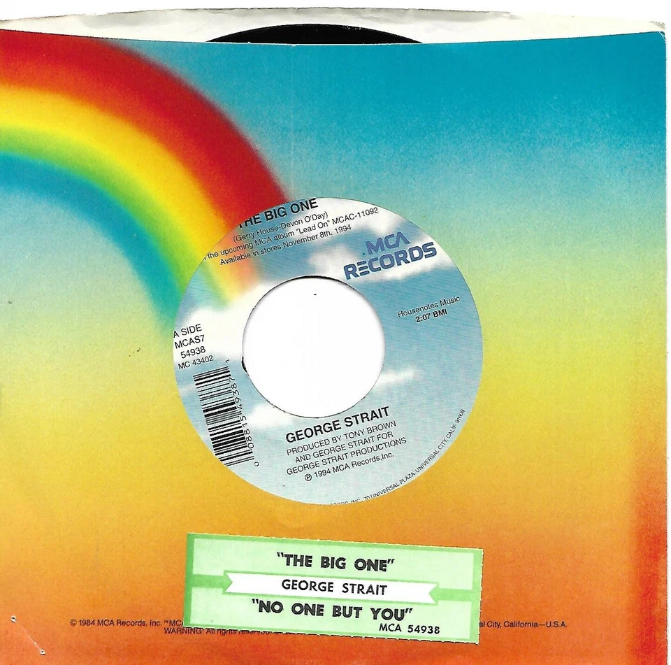STRAIT, George  (Big One, The)  MCA 54938 = MINT record! - Image 1 of 1