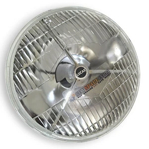 Lucas 7" Tripod Headlight Beam Compatible With Royal Enfield BSA Norton Triumph - Picture 1 of 16
