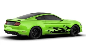 Lower flames side graphics stickers decals compatible with Ford Mustang - Picture 1 of 15