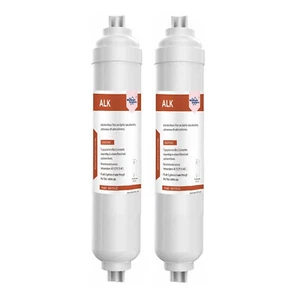Alkaline Filter - Mineral Water Filter Replacement -  pH+ Inline Filter - 2 Pack - Picture 1 of 9