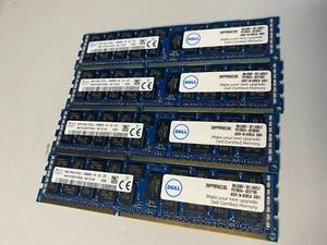 A lot of 4 Dell SKhynix memory korea 01 8GB 2Rx4 PC3L-10600R-9-12-E2  - Picture 1 of 5
