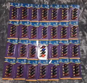 NOS (28 Pkgs) Holiday Time C7 Replacement Bulbs (4) Multicolor Christmas Lights - Picture 1 of 1