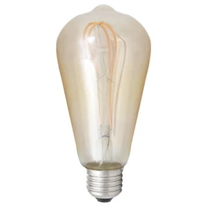 LED Leuchtbirne E27 5W ST64 2200K Vintage Long Bulb Amber - Bild 1 von 1