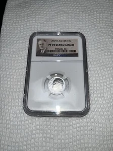 2004 S Roosevelt Dime PF70 Ultra Cameo NGC Certified - Picture 1 of 4