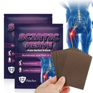 12 Pieces Sciatic Nerve Acupuncture Patches J6Z0 DX - Picture 1 of 9