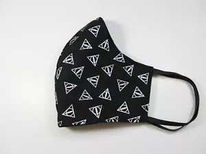 Harry Potter Heiligtümer des Todes Gesichtsmaske 3-lagig mit Tasche - wiederverwendbar waschbar - Bild 1 von 3