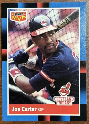 1988 Donruss MVP Bonus Card Insert Joe Carter #BC-9 - Cleveland Indians - Image 1 of 2