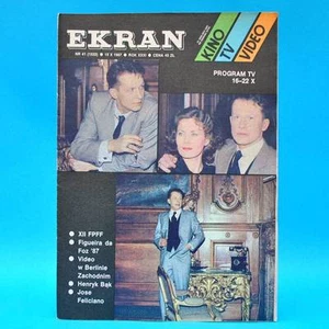 EKRAN 1532 | 16.-22.10.1987 | VR Polen FF Dabei | Jose Feliciano Jodie Foster - Bild 1 von 1
