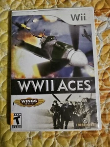 WWII WW2 Aces Wings Series Nintendo Wii Combat Flight Sim Game - Picture 1 of 6