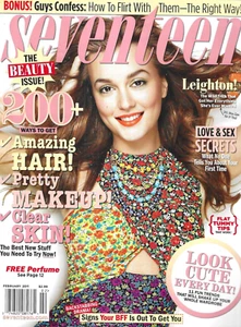 Seventeen Magazine Leighton Meester Beauty Issue Love and Sex Secrets 2011 - Picture 1 of 12