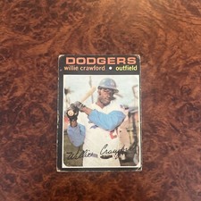 1971 Topps #519 Willie Crawford (Los Angeles Dodgers)