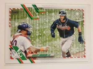 2021 Topps Holiday DANSBY SWANSON Base #HW178 Atlanta Braves - Picture 1 of 2