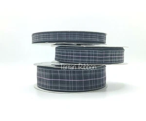 Pride of Scotland Platin Tartan Band ~ Auswahl an Breiten/Längen ~ Kostenloses Porto - Bild 1 von 9