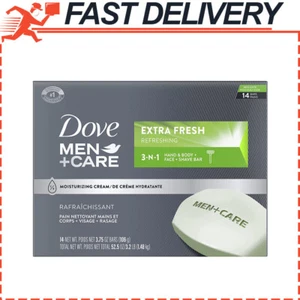 14-Bars Dove Men+Care Bar 3 in 1 Cleanser for Body, Face & Shaving 3.75 oz - Picture 1 of 12