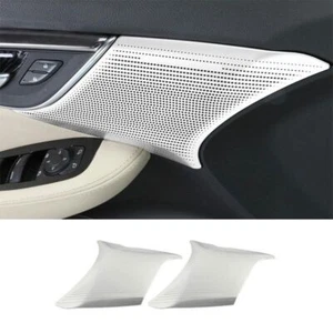 For Cadillac CT5 2020-2024 Silver Steel front Door Speaker Horn Frame Cover Trim - Picture 1 of 6