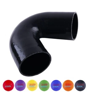 Silicone Joiner Pipe 135 Degree Reducer Elbow Hose 64mm to 76mm 2.5" - 3" - Foto 1 di 16