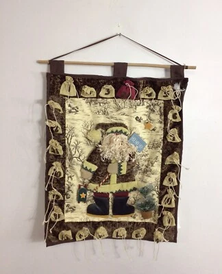 Christmas Santas Workshop Fabric Advent Calendar - Image 1 of 4
