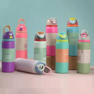 Owala-Girlhood Bowala Bows Vacuum Cup 24oz. Bottle Sports Kettle Water Bottle - Picture 1 of 27
