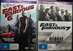 DVD NEW: Fast & Furious 06 + 07 - 2013/15 Action, Adventure & Adrenaline Plus - Picture 1 of 5