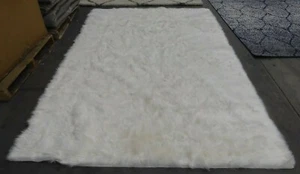 IVORY 6' X 9' Stained Rug, Reduced Price 1172606274 FSS235A-6 - Picture 1 of 4