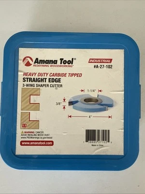 Amana Tool A-27-102 сверхпрочный твердосплавный наконечник 3-крыло формирователь резак - новый - Изображение 1 из 3