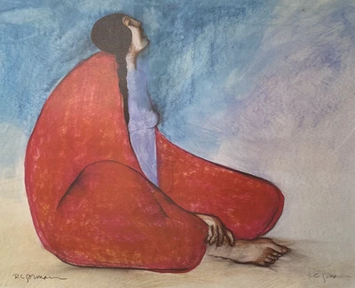 R.C. Rosa Gorman Barcelona, litografía firmada, 1982 Foto 1 de 4