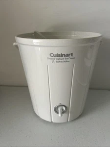 Cuisinart Ice Cream/Frozen Yogurt Maker White Base PART ONLY - ICE-25A - Working - Picture 1 of 6