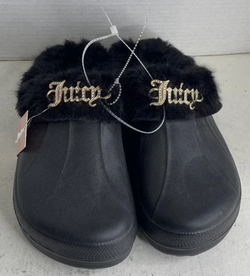 Sandalia Juicy Couture negra deslizable para mujer 9 Foto 1 de 4