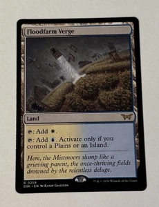 MTG Floodfarm Verge -  Duskmourn: House of Horror LP - Picture 1 of 2