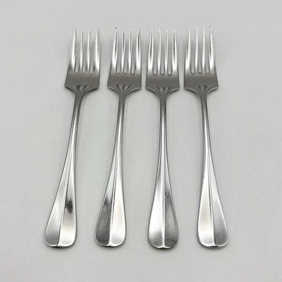 Vintage WMF Cromargan Marlow Stainless Flatware Salad Forks Set of 4 | Germany - Image 1 of 4