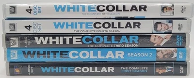 White Collar Complete 1st 2nd 3rd 4th 5th Season 1-5 DVD 1,2,3,4,5 Season 2 NEW Foto 1 de 4