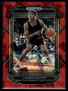 Selecciones del draft Panini Prizm 2023 Ja'Kobe Walter Red Ice Baylor Bears #27 - Imagen 1 de 2
