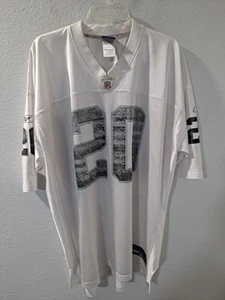 Reebok Las Vegas Raiders Darren McFadden #20 White Jersey Vintage Fade Suze 2XL - Picture 1 of 10