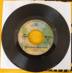 Rod Stewart 45 RPM Record-Tonight's The Night - Imagen 1 de 2