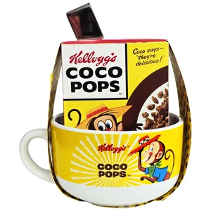 Kellogg's Coco Pops Bowl Mug Set, Breakfast Time Fun - Picture 1 of 5