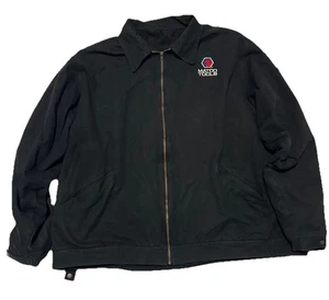 Matco Tools Jacke Mantel Herren 5XL schwarz Canvas durchgehender Reißverschluss Fleece gefüttert bestickt - Bild 1 von 3