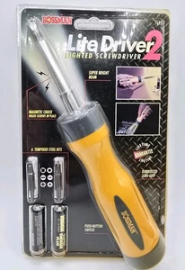 Handschraubendreher Set, beleuchtet, versiegelt nagelneu mit Batterien und Bits Set - Bild 1 von 7