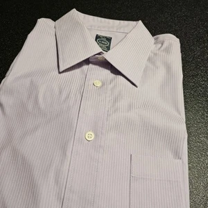 Joseph & Feiss Mens SZ 17 34/35 Lilac 100% Cotton Fitted LS Dress Shirt NWOT  - Picture 1 of 21