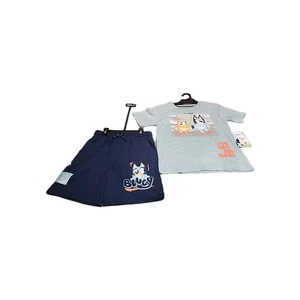 Bluey Boys Short Set Size 8 "I've Got An Idea" NWT Beach Summer Vacation - Picture 1 of 11