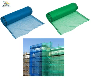 Red de sombra de asignación de jardín para andamios de escombros 2M x 40M verde azul - Imagen 1 de 11