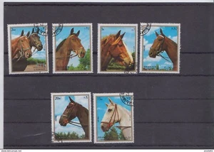 Mi.-Nr. 1276 - 81   Pferdesatz sehr schöne Marken Sharjah (14) - Picture 1 of 1