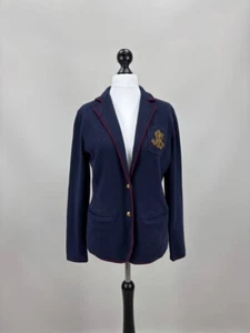 Womens blazer Lauren Ralph Lauren Size M Color Blue - Picture 1 of 14