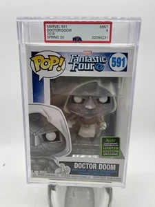Funko Pop! Marvel Doctor Doom #591 Funko 2020 Convención de Primavera PSA 9 - Imagen 1 de 4