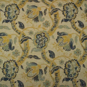 COVINGTON DELIA NILE WOVEN HEAVY FLORAL JACQUARD MULTUSE FABRIC BY THE YARD 54"W - Picture 1 of 9